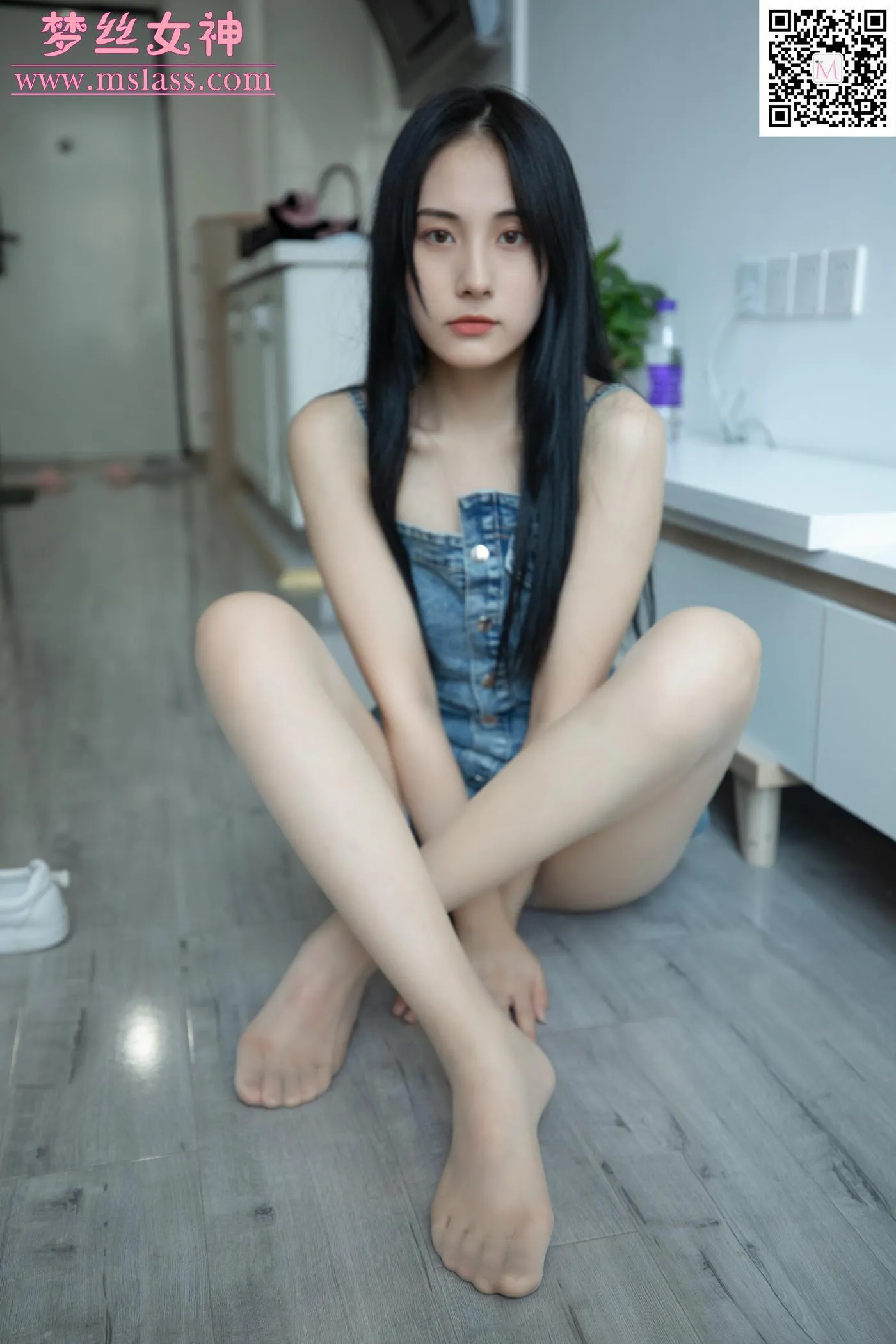 [MSLASS梦丝女神] 2020.06.27 NO.116 小允儿 牛仔连衣裙 [62P]插图1